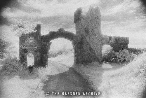 Ruined Gateway, Menlough Castle, County Galway, Ireland (MA-C-621)