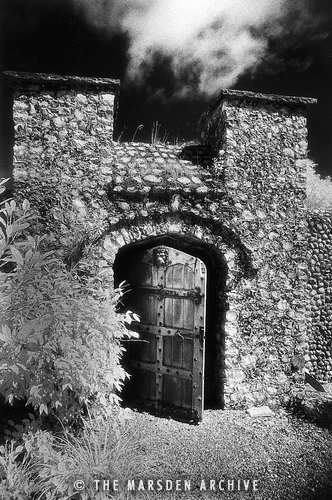 Entrance to the Gardens, Wiveton Hall, Norfolk, England (MA-H-832)