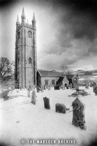 Widecombe-in-the-Moor Church, Dartmoor, Devon, England (MA-CH-638)