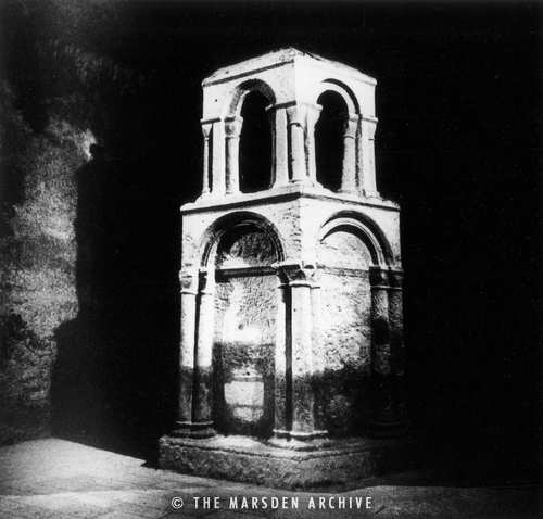 Mausoleum, Monolithic Church of Saint Jean, Aubterre-sur-Dronne, Cognac, France (MA-FR-649)