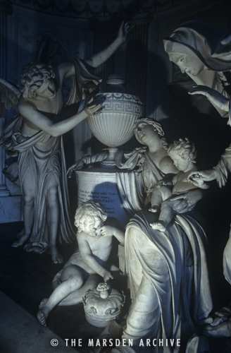 Monument to Mary, Duchess of Montagu, St Edmund's Church, Warkton, Northamptonshire, England (MA-EF-026)