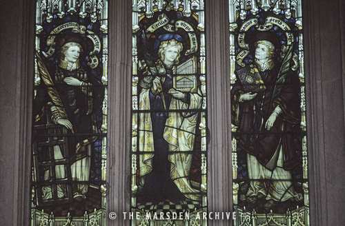 The 'Bowley' or 'Martyrs' window, St Lawrence's Church, Lechlade, Gloucestershire, England (MA-SG-003)