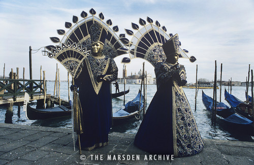 Carnival Figures,Venice, Italy (MA-VE-158)