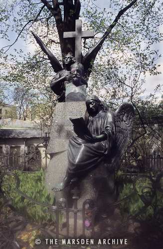 Tomb of Pyotr Ilych Tchaikovsky, Tikhvin Cemetery, Alexander Nevsky Monastery, St Petersburg, Russia (MA-RU-215)