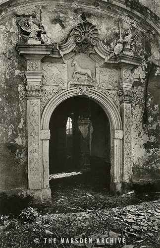 Entrance to the Stables, Bontida Castle, Cluj-Napoca, Transylvania, Romania (MA-RO-050)
