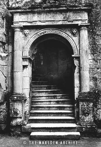 Entrance, Old Wardour Castle, Wiltshire, England (MA-C-040)