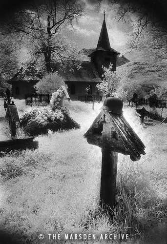 Graveyard, Village in The Carpathian Mountains, Romania (MA-RO-073)
