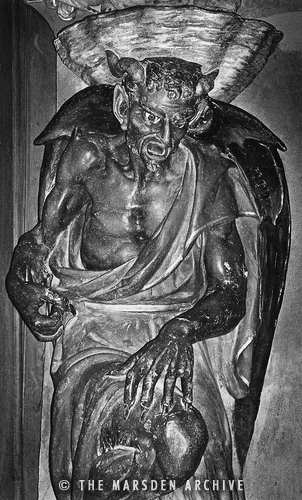 The Demon Asmodeus, The Church of St Mary Magdalen, Rennes-le-Chateau, France (MA-FR-399)