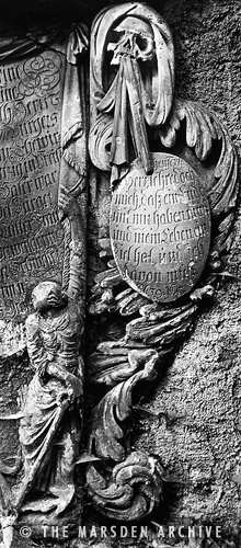 Detail on Tomb, Kreuzkirche Graveyard, Zittau, Germany (MA-EG-091)