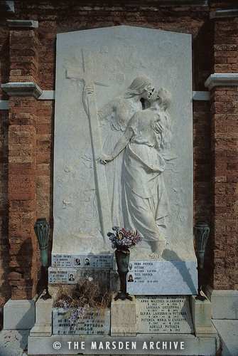 Memorial, the island cemetery of San Michele, Venice, Italy (MA-VE-149)