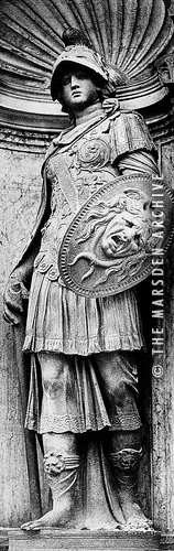 Statue of Minerva by Jacopo Sansovino, the Loggetta of tne Campanile, St Mark’s Square, Venice, Italy (MA-VE-036)