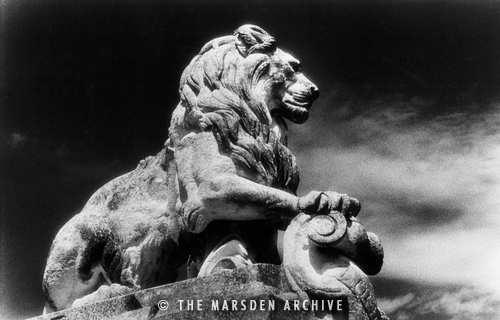 Statue of a Lion, City Gates, Arles, Provence, France (MA-FR-683)