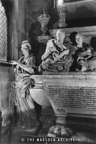 Baroque monument to John Cecil & his wife, St Martin's Church, Stamford, Lincolnshire, England (MA-ST-055)