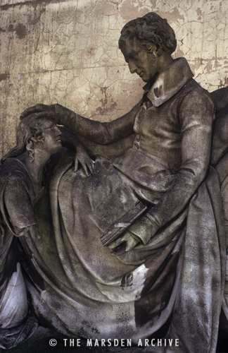 Classical monument to Robert William Siever, Kensal Green Cemetery, London, England (MA-T-011)