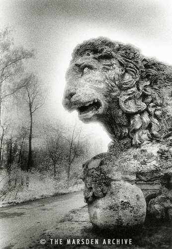 Statue of a Lion, Marino Estate, Andrianovo, Tosnenskij District, St Petersburg, Russia (MA-RU-013)