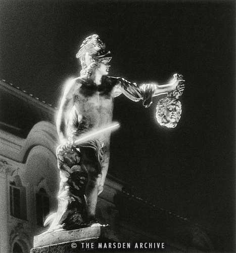 Statue of Perseus, The Great Cascade, Peterhof, St Petersburg, Russia (MA-RU-025)